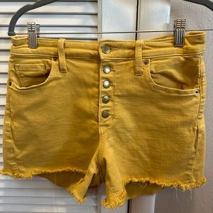 High Rise Midi Shorts